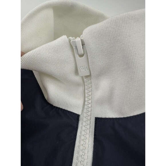 JW Anderson X UNIQLO Ribbed Casual Jacket Navy Blue Lightweight Nylon Womens 12 - Picture 7 of 12